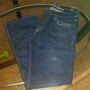 Old Navy Men's Straight Famous Jeans Dark Wash